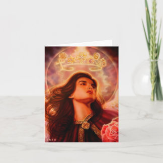 Angel of Dialog Carte pour notes par Lisa Iris