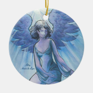 Angel of Grace Ceramic Ornament