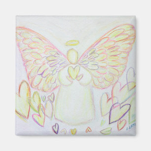 Angel of Hearts Custom Art Refrigerator Magnet