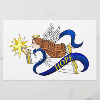 "Angel of Hope" Stationery