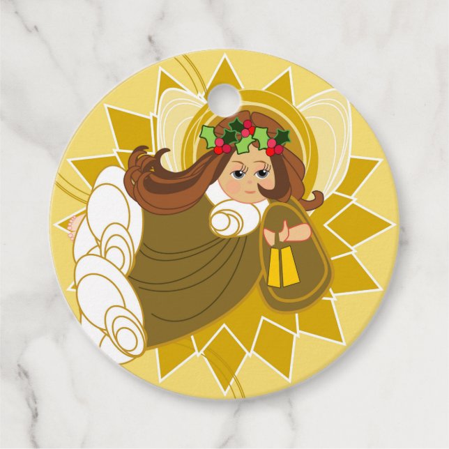 Angel of Light Gift Tag (Front)