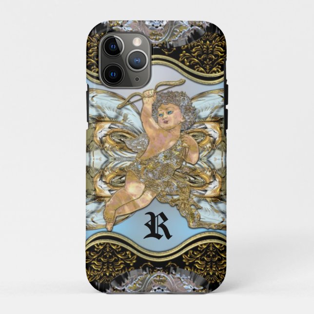 Angel of Love Monogram Delight Case-Mate iPhone Case (Back)