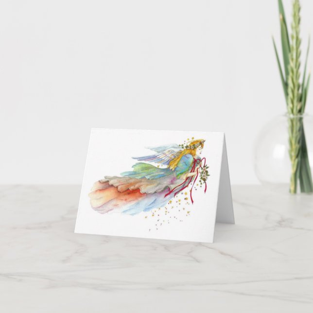 Angel Of Nature - Blank Note Card (Front)