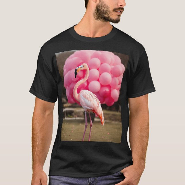 Angel of Peace Flamingo" T-Shirt (Front)