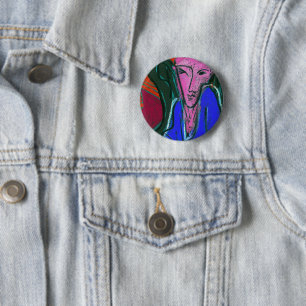 Angel of Prosperity Button