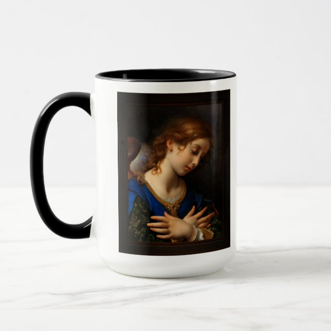 Angel of the Annunciation by Carlo Dolci Mug (Left)