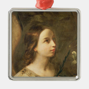 Angel of the Annunciation Metal Ornament