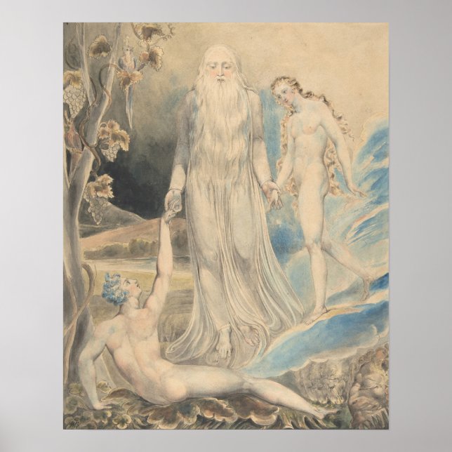 Angel of the Divine Presence Bringing Eve to Adam Poster (Front)