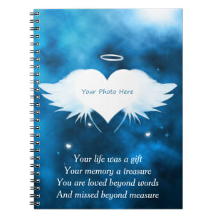 Angel of the HeartCustom Photo Notebook