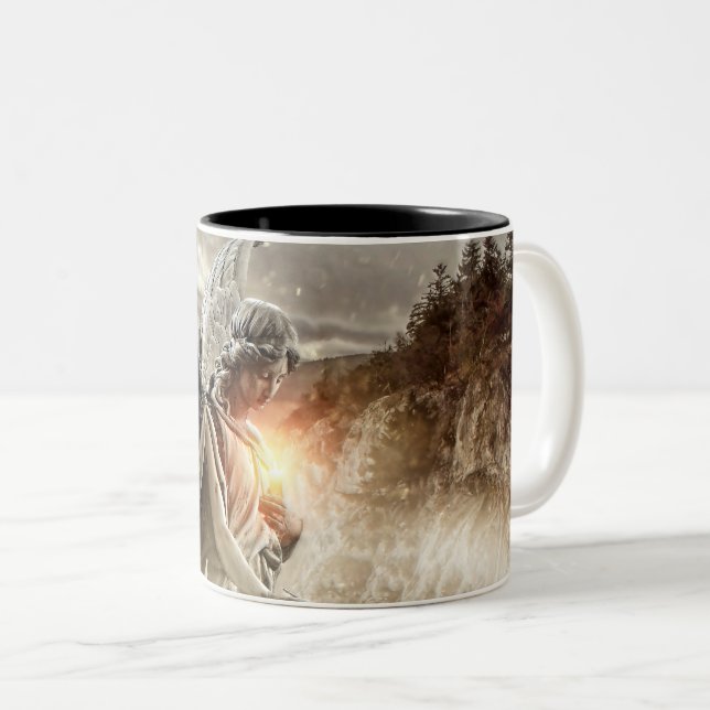 Angel of the Misfortunate Two-Tone Coffee Mug (Front Right)