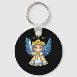 Angel Of Ukraine-ukraine Defender Keychain