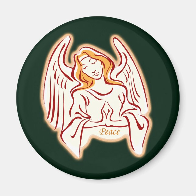 Angel or de la paix aimant (Devant)