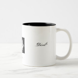 Angel or devil Mug. Two-Tone Coffee Mug