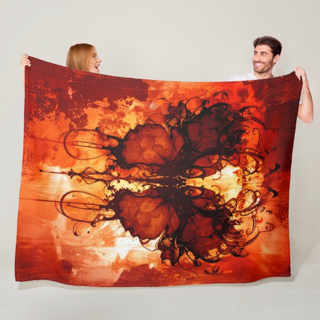 Angel panel 80x60 03 fleece blanket (In Situ)