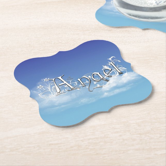 Angel Paper Coaster (Angled)