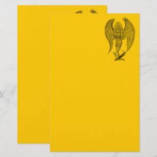 Angel - papeterie design noir et jaune