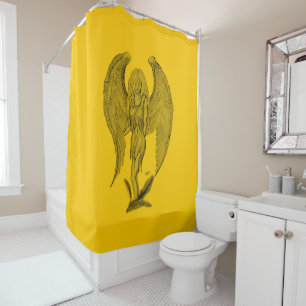 Angel , Pencil Art , yellow black design