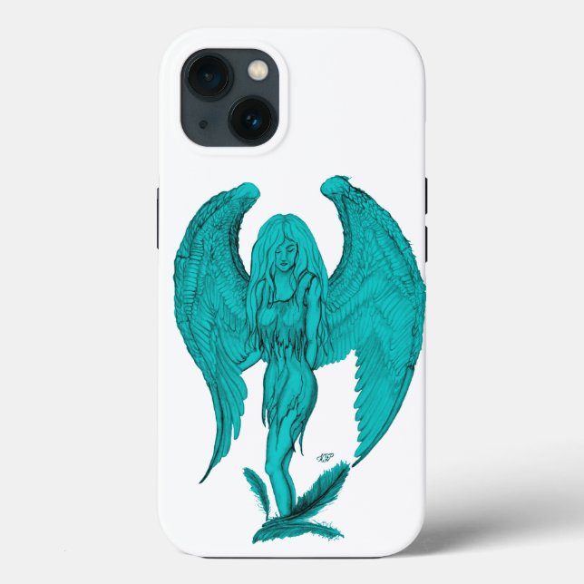 Angel , Pencil Drawing Case-Mate iPhone Case (Back)