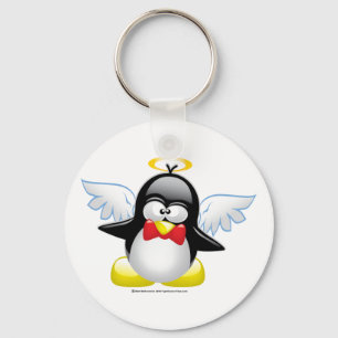 Angel Penguin Keychain