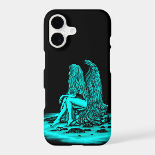 Angel, perdu dans la pensée, noir et vert Design