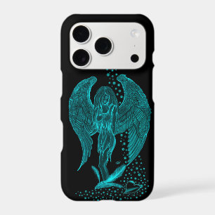 Angel perdu en amour, noir et vert Design