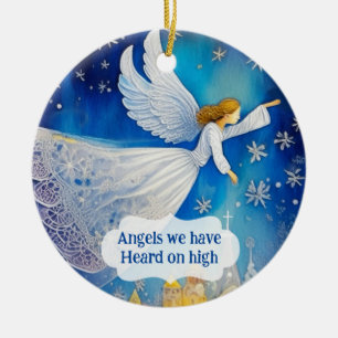 Angel Personalized Christmas Ornament