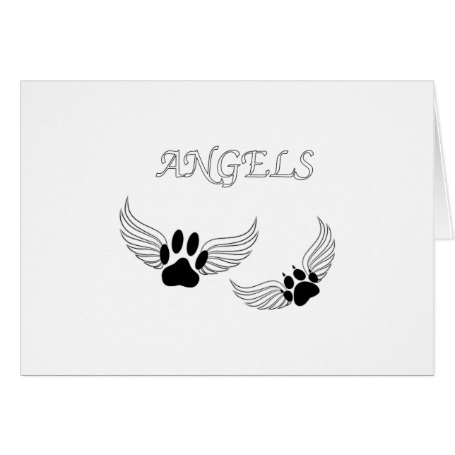 Angel Pet Paws (Front Horizontal)