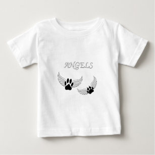 Angel Pet Paws Baby T-Shirt