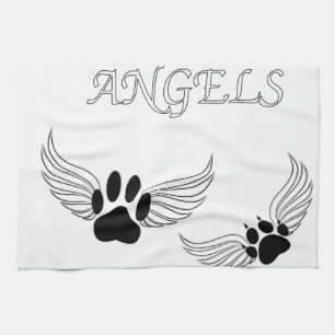 Angel Pet Paws Kitchen Towel
