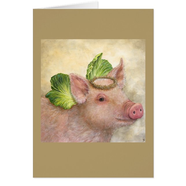 Angel Petunia Card (Front)