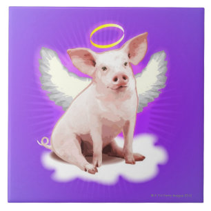 Angel Pig Tile