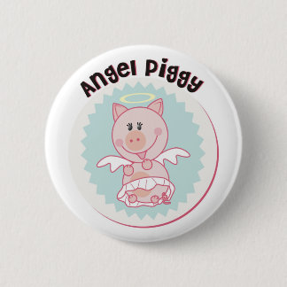 Angel_Piggy 2 Inch Round Button