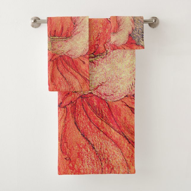 Angel Playing a Flageolet Bath Towel Set (Insitu)