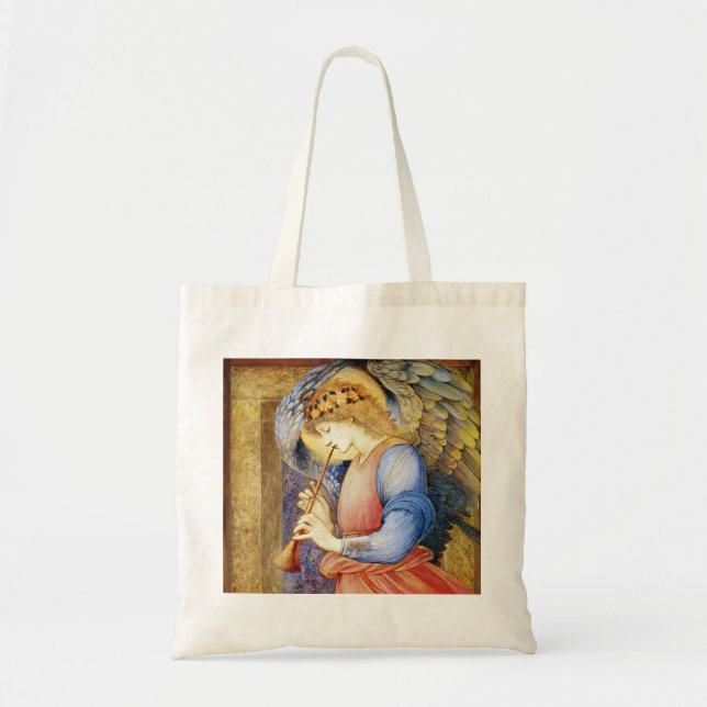 Angel Playing a Flageolet Burne-Jones Tote Bag (Front)