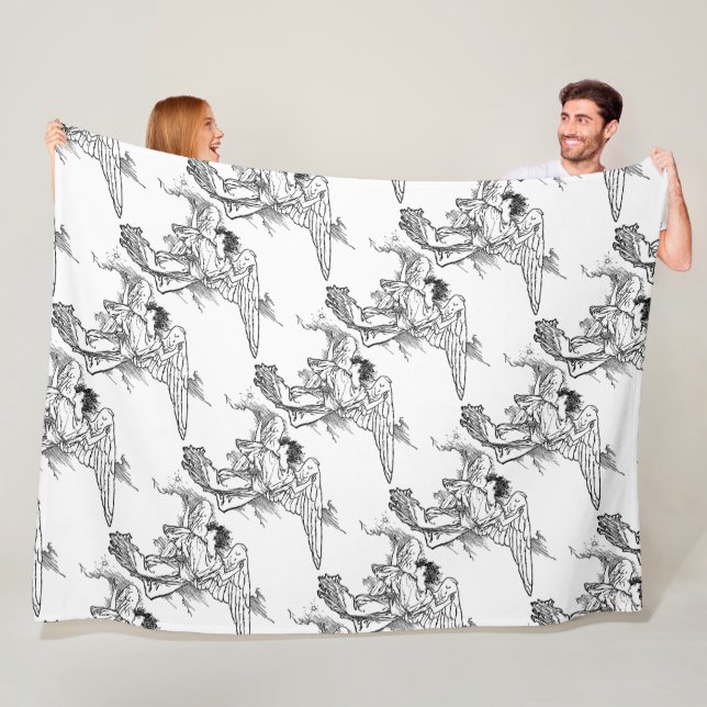 Angel Postcard Fleece Blanket (In Situ)
