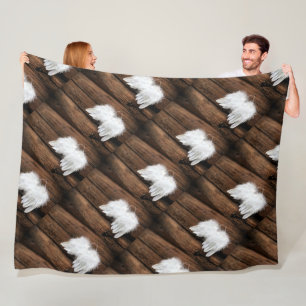Angel Postcard Fleece Blanket