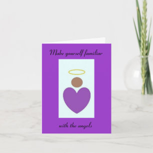 Angel Prayer Note Card