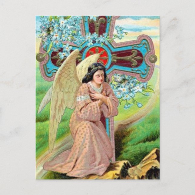 Angel Prayer Postcard (Front)