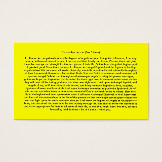 Angel Prayers (Front)