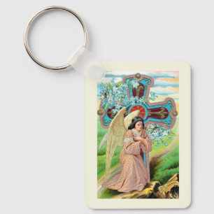 Angel Praying Keychain