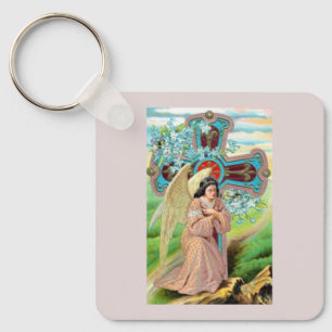 Angel Praying Keychain