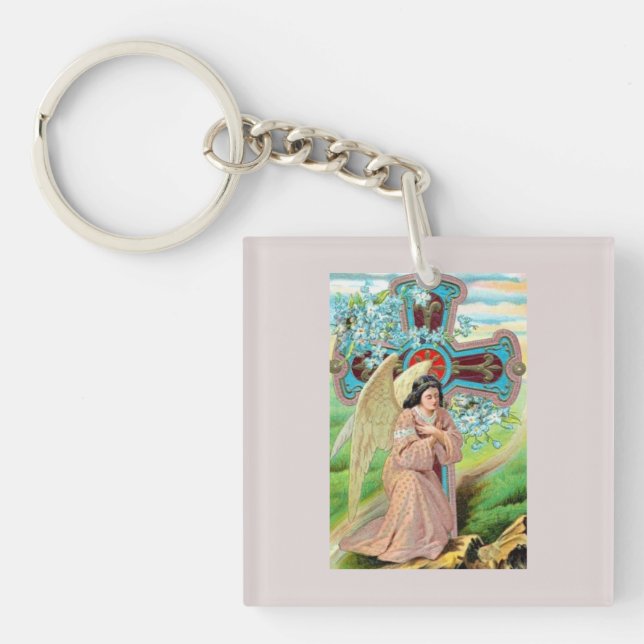 Angel Praying Keychain (Front)
