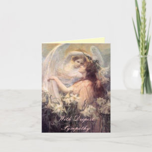 Angel prenant Lily carte de sympathie