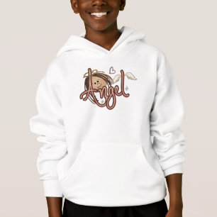 "Angel" pull over hoodie