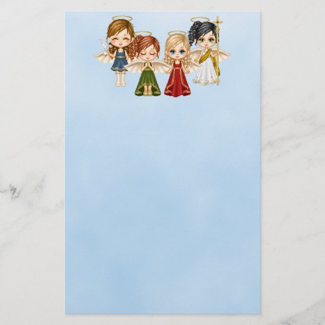 Angel Quartet Stationery (Front)