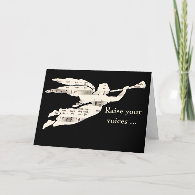 Angel - Raise Your Voices Holiday Card (Front)