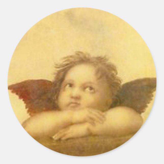 Angel Raphael Vintage Sticker -2 (Front)