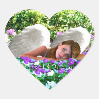 ANGEL RÊVES JARDIN DES RÊVES COEUR STICKERS