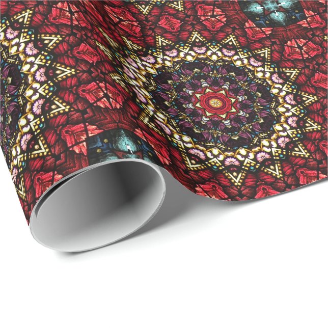Angel Robes Kaleidoscope Art Pattern Giftwrap Wrapping Paper (Roll Corner)
