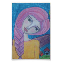 Angel rose, impression 4x6